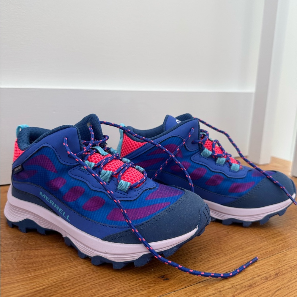Merrell Kids' Vibrant Blue and Pink Sneakers